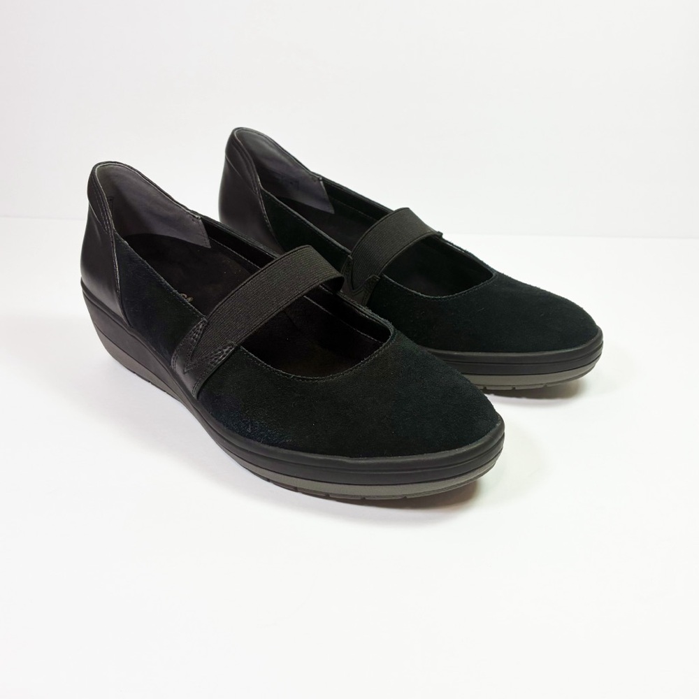 Vionic Judie Orthotic Suede Mary Jane Shoes - Picture 3 of 8